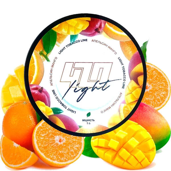 Табак 420 Light Line Апельсин Манго 100 гр