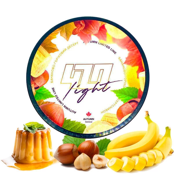 Табак 420 Light Line Бананово Ореховый Десерт 100 гр