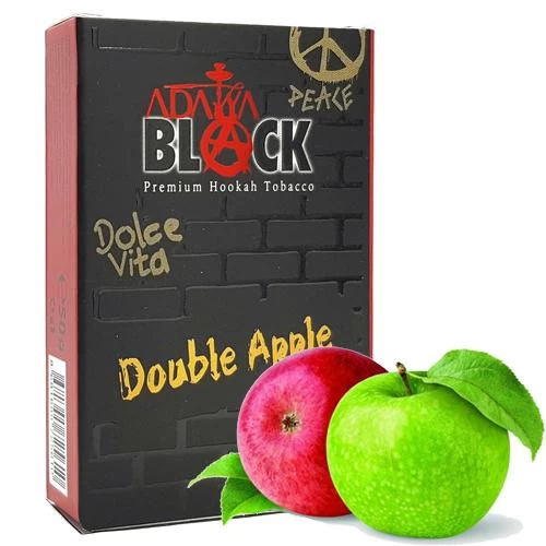 Табак Adalya Black Double Apple (Двойное Яблоко) 50гр