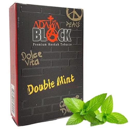 Табак Adalya Black Double Mint (Двойная Мята) 50гр
