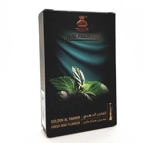 Табак Al Fakher Golden Fresh Mint (Свежая мята) 50гр