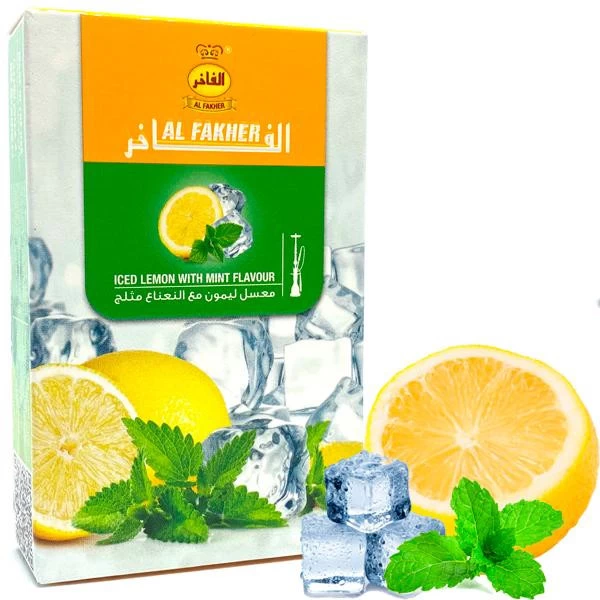 Табак Al Fakher Iced Lemon with Mint 10 (Лимон Мята Лед) 50гр