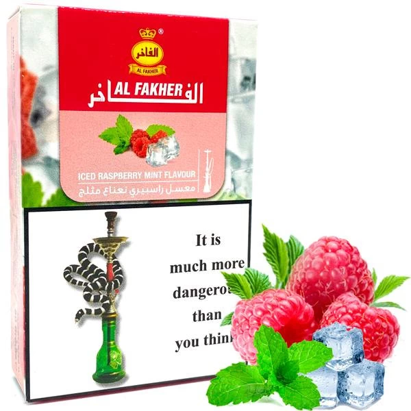 Табак Al Fakher Iced Raspberry Mint (Малина Мята Лед) 50гр