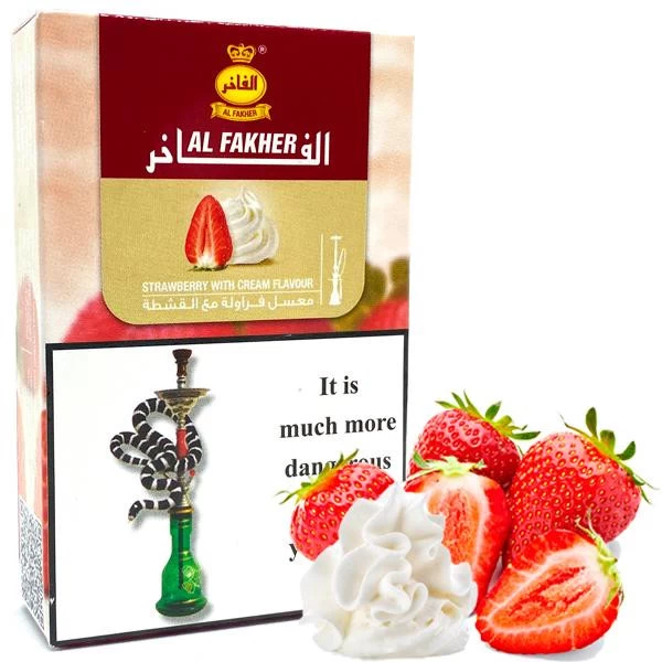 Табак Al Fakher Strawberry with Сream (Клубника Сливки) 50гр