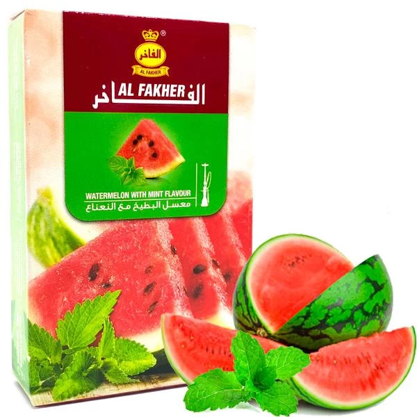 Табак Al Fakher Watermelon with Mint (Арбуз Мята) 50гр