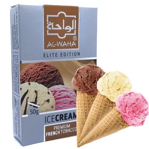 Табак Al-Waha Elite Edition Ice Cream (Мороженое) 50 гр