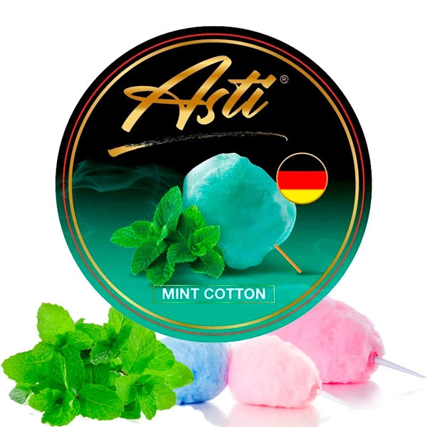 Табак Asti Mint Cotton (Мята Сладкая Вата) 100 гр