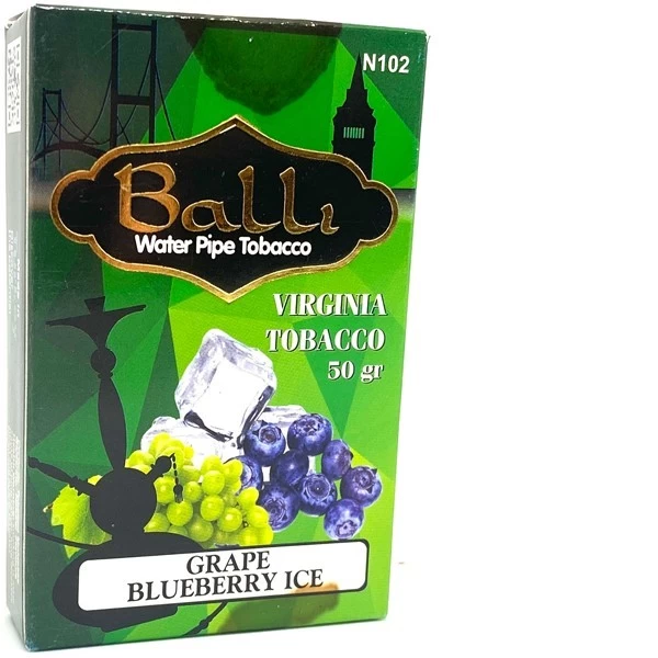 Табак Balli Grape Blueberry Ice (Виноград Черника Лед) 50 гр (потёкший)