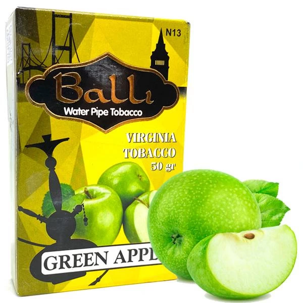 Табак Balli Green Apple (Зеленое Яблоко) 50 гр