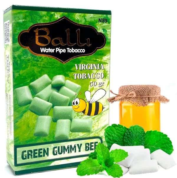 Табак Balli Green Gummy Bee (Зеленая Гами Би) 50 гр