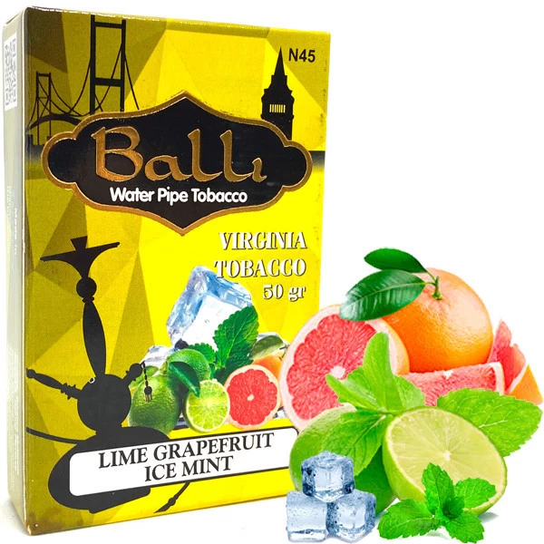 Табак Balli Lime Grapefruit Ice Mint (Лайм Грейпфрут Лед Мята) 50 гр