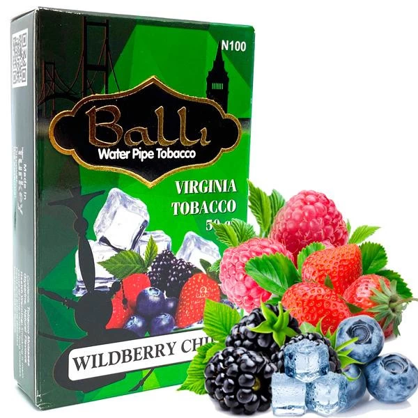 Табак Balli Wildberry Chill (Ягоды Лед) 50 гр