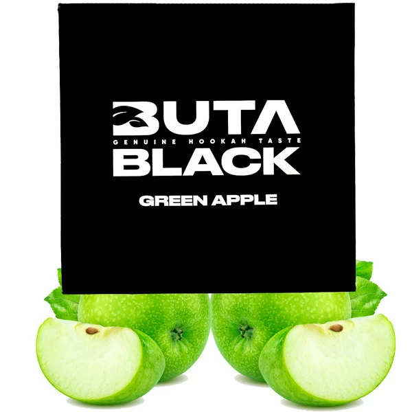 Табак Buta Black Green Apple (Зеленое Яблоко) 100 гр