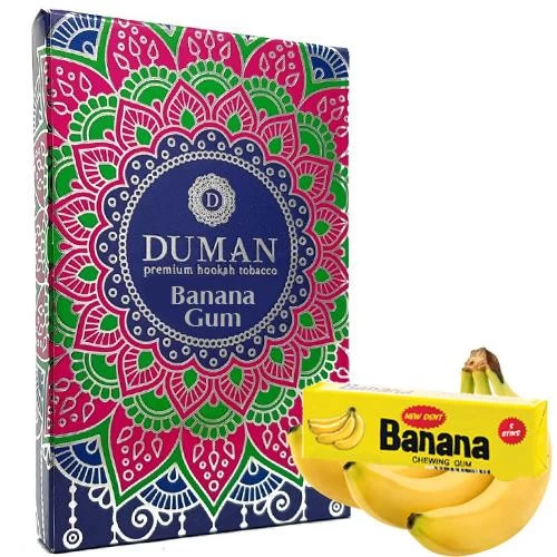 Табак Duman Medium Banana Gum (Банановая Жвачка) 100 гр