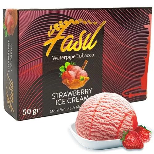 Табак Fasil Strawberry Ice Cream (Клубничное Мороженое) 50гр