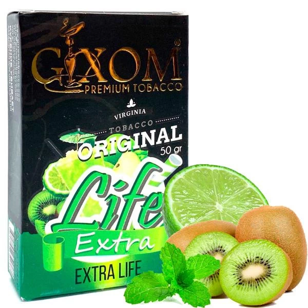 Табак Gixom Extra Life (Экстра Лайф) 50 гр