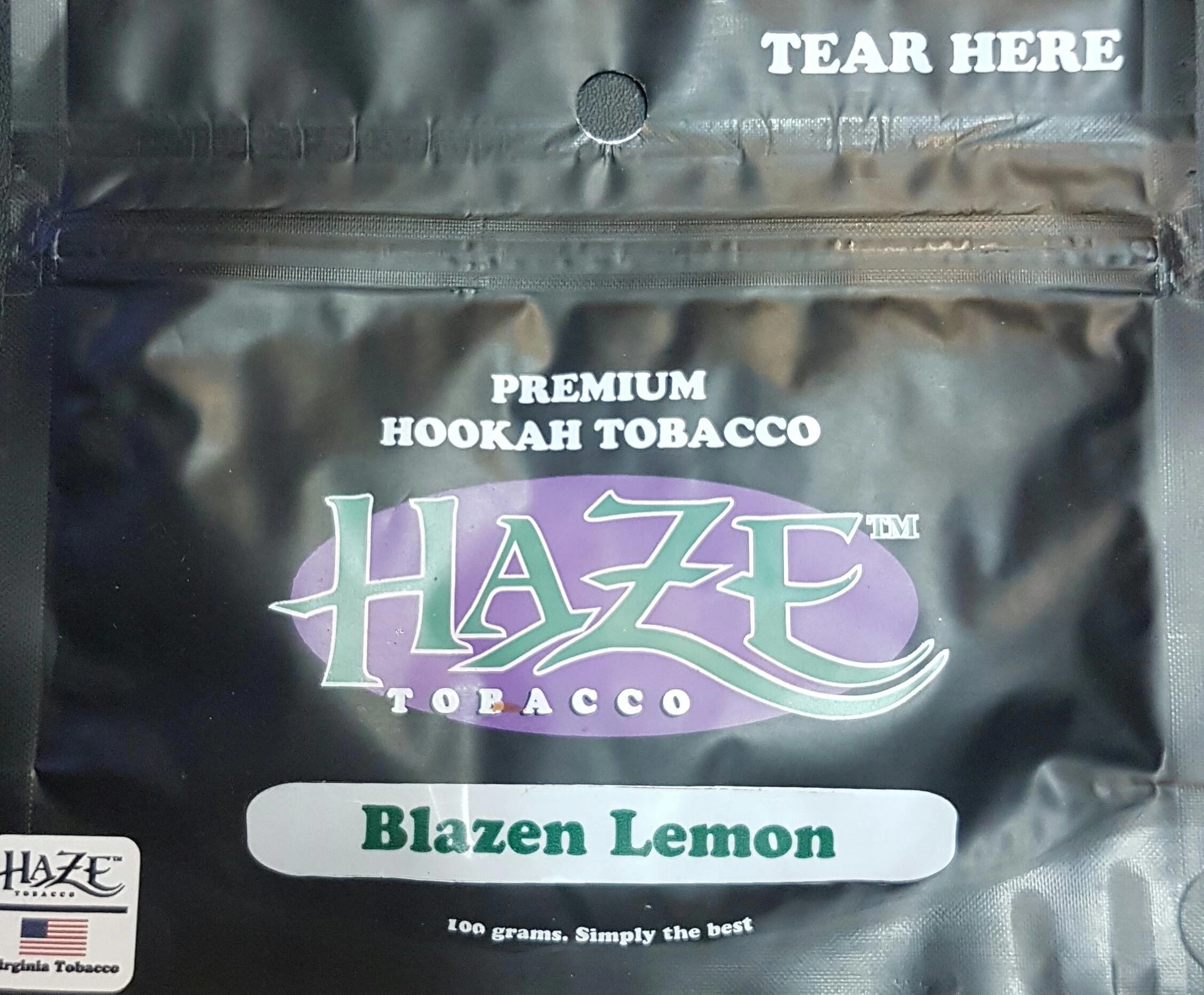 Табак Haze Blazen Lemon (Черника Лимон) 100гр