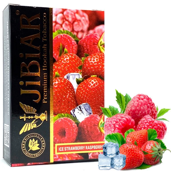 Табак JIBIAR Ice Strawberry Raspberry (Клубника Малина Лед) 50 гр