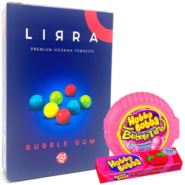 Табак Lirra Bubble Gum (Сладкая Жвачка) 50 гр