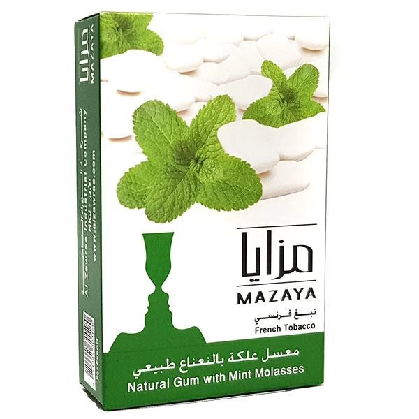 Табак Mazaya Gum with Mint (Жвачка с Мятой) 50гр
