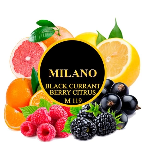 Табак Milano Black Currant Berry Citrus M119 (Черная Смородина Ягода Цитрус) 50 гр