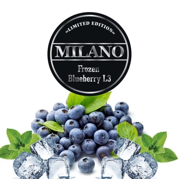 Табак Milano Limited Edition Frozen Blueberry L3 (Фроузен Черника)100 гр