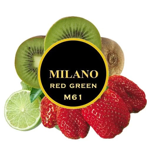 Табак Milano Red Green М61 (Лайм Клубника Киви) 100 гр