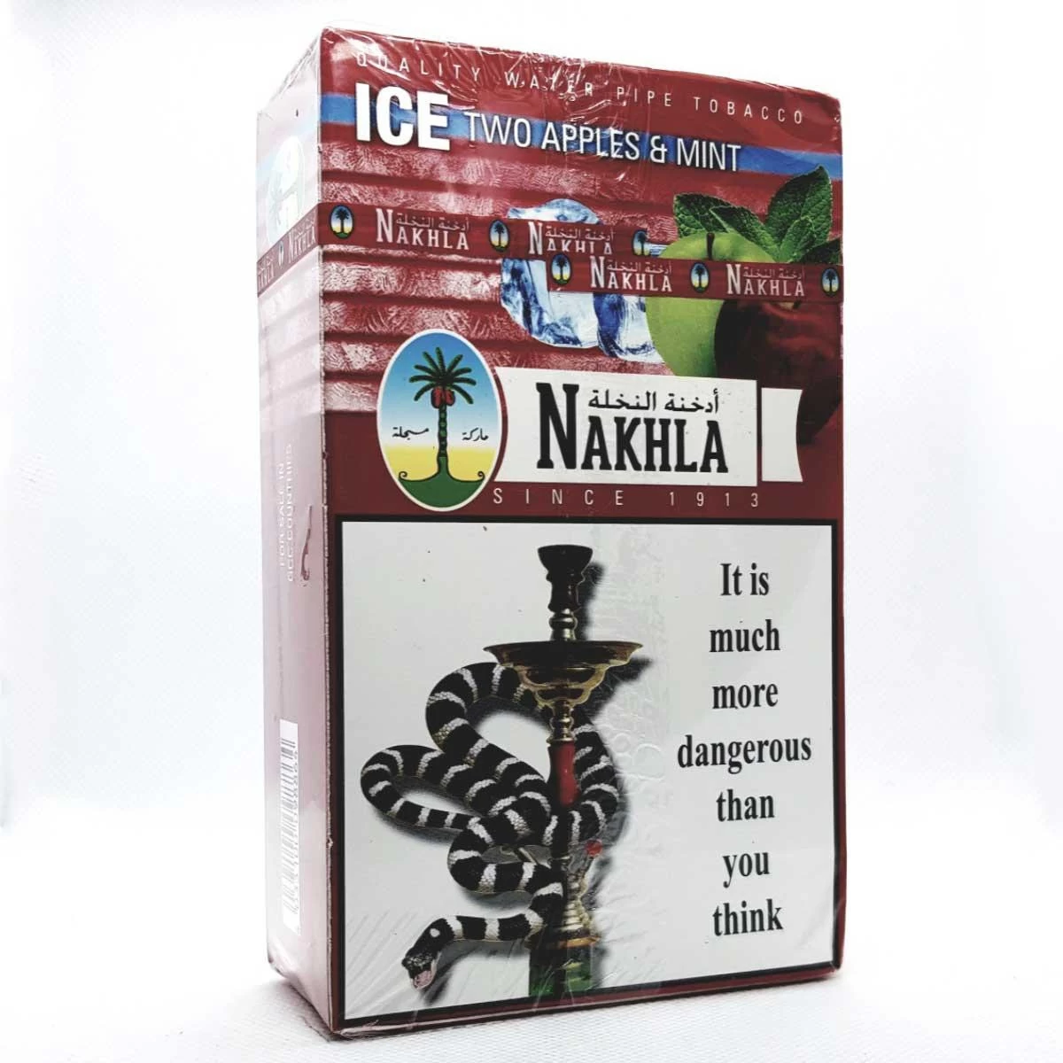 Табак Nakhla Ice Two Apples Mint (Двойное Яблоко Мята Лед) 250гр