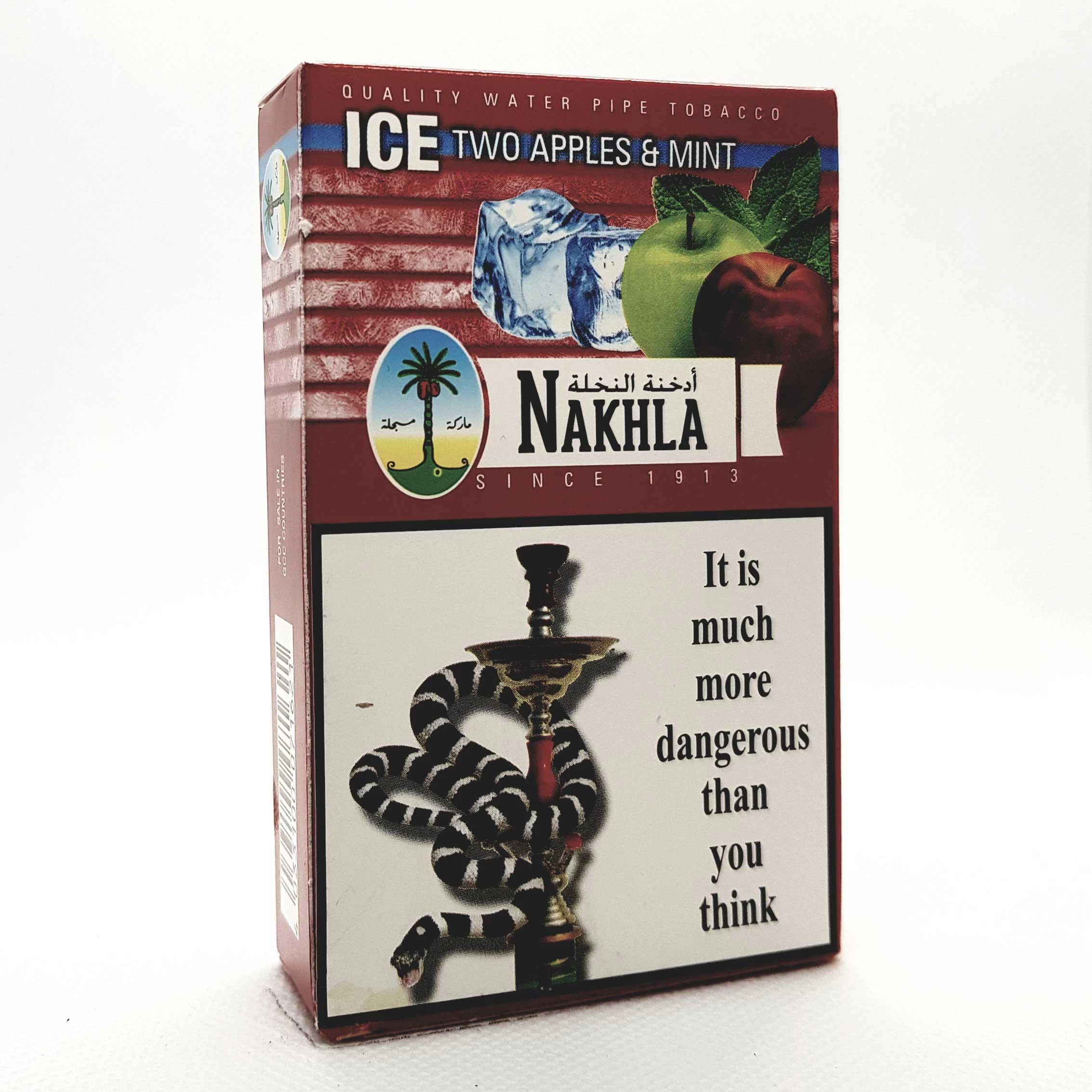 Табак Nakhla Ice Two Apples Mint (Двойное Яблоко Мята Лед) 50гр