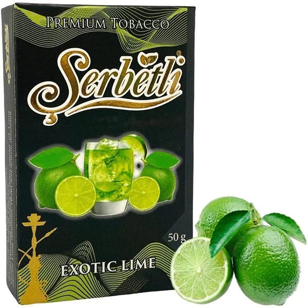 Табак Serbetli Exotic Lime (Экзотик Лайм) 50гр