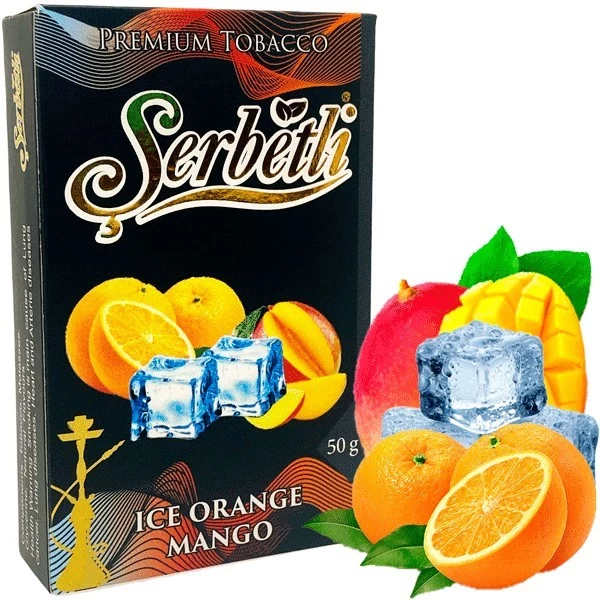 Табак Serbetli Ice Orange Mango (Манго Апельсин Лед) 50гр