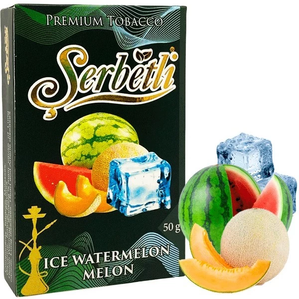 Табак Serbetli Ice Watermelon Melon (Арбуз Дыня Лед) 50гр
