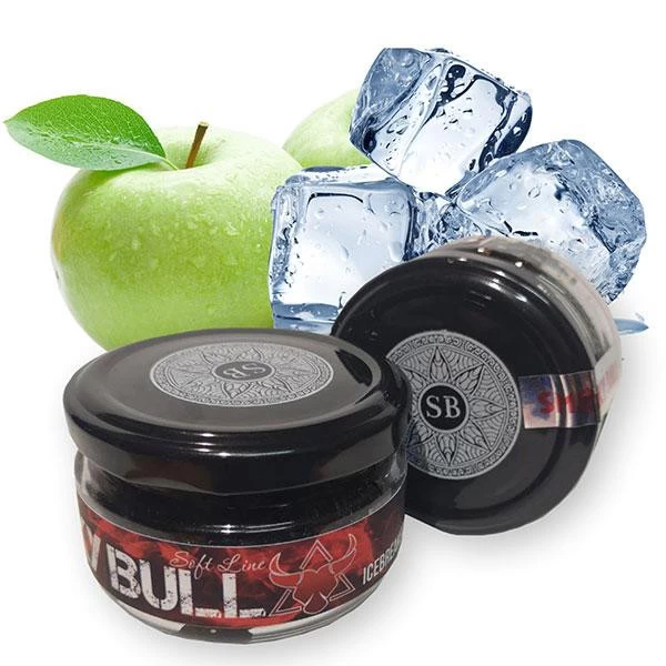 Табак Smoky Bull Soft Line Ice Green Apple (Зеленое Яблоко Лед) 100 гр