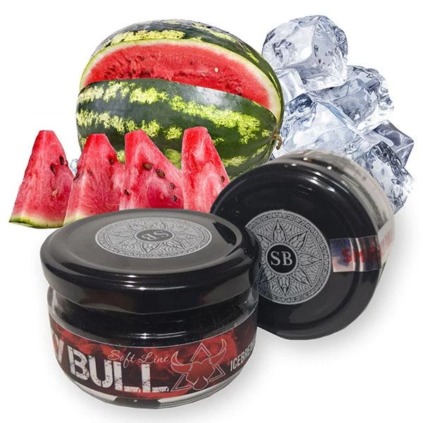 Табак Smoky Bull Soft Line Ice Watermelon (Арбуз Лед) 100 гр