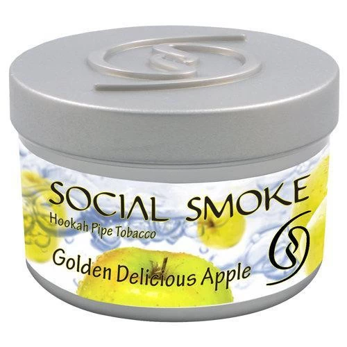 Табак Social Smoke Golden Delicious Apple (Фирменное Яблоко) 100гр