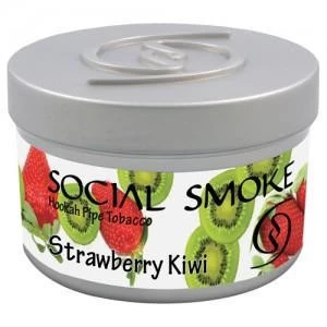 Табак Social Smoke Strawberry Kiwi (Клубника Киви) 250гр
