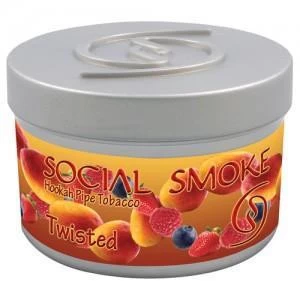 Табак Social Smoke Twisted (Манго Клубника Малина Голубика) 100гр