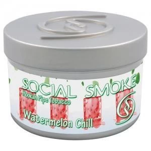 Табак Social Smoke Watermelon Chill (Свежий Арбуз) 100гр