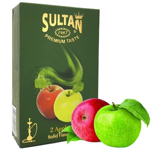 Табак Sultan 2 Apples (Двойное Яблоко) 50 гр
