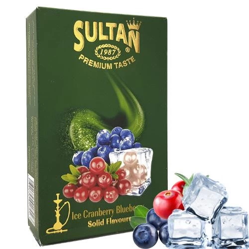 Табак Sultan Ice Cranberry Blueberry (Клюква Черника Лед) 50 гр