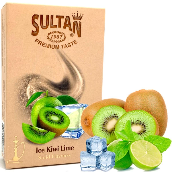 Табак Sultan Ice Kiwi Lime (Киви Лайм Лед) 50 гр