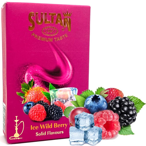 Табак Sultan Ice Wild Berry (Лесные Ягоды Лёд) 50 гр