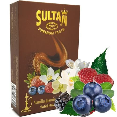 Табак Sultan Vanilla Jasmine Berry (Ваниль Жасмин Ягоды) 50 гр