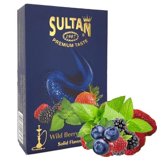 Табак Sultan Wild Berry (Лесные Ягоды Мята) 50 гр