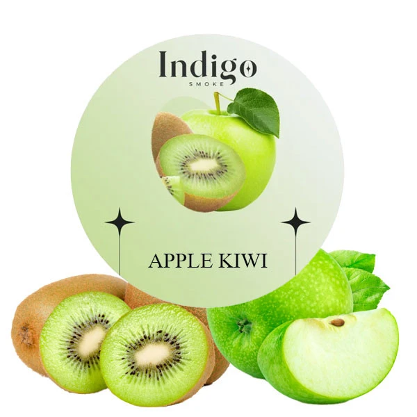 Бестабачная Смесь IndiGo Apple Kiwi (Яблоко Киви) 100 гр