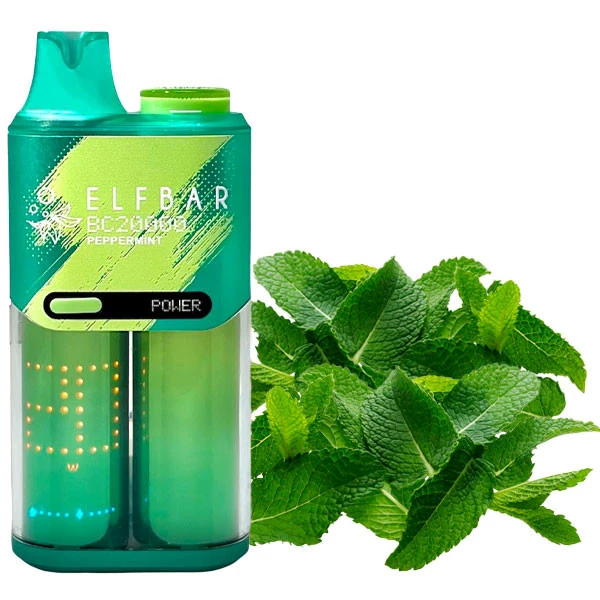 Одноразовая электронная сигарета Elf Bar BC Pepper Mint (Перечная Мята) (20000 Затяжек)