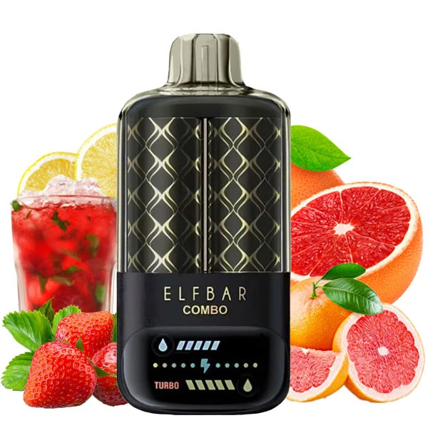 Одноразовая электронная сигарета Elf Bar Combo Pink Lemonade + Grapefruit (Пинк Лимонад + Грейпфрут) (25000 Затяжек)