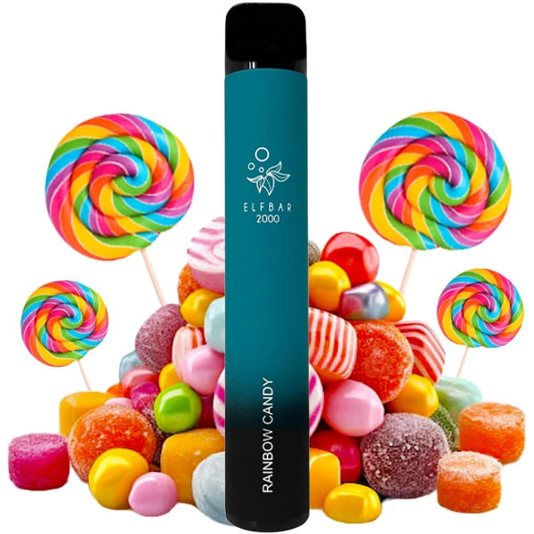 Одноразовая электронная сигарета Elf Bar E-Shisha Rainbow Candy (Рейнбоу Конфета) (2000 Затяжек)