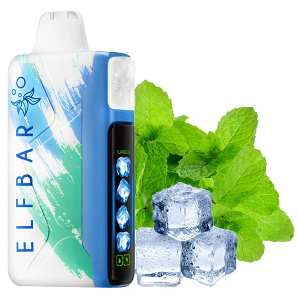 Одноразовая электронная сигарета Elf Bar Ice King Miami Mint (Майами Мята) (40000 Затяжек)