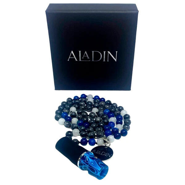 Персональный мундштук в упаковке Aladin Premium (Синий)